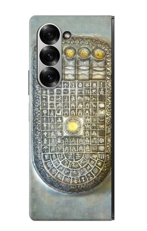 S1484 Buddha Footprint Case Cover Custodia per Samsung Galaxy Z Fold 6