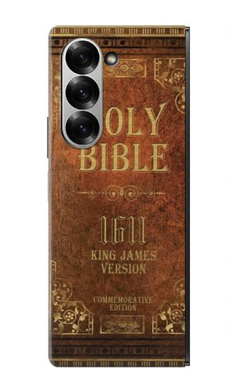 S2890 Holy Bible 1611 King James Version Case Cover Custodia per Samsung Galaxy Z Fold 6 S2890 Holy Bible 1611 King James Version Case Cover Custodia per Samsung Galaxy Z Fold 6