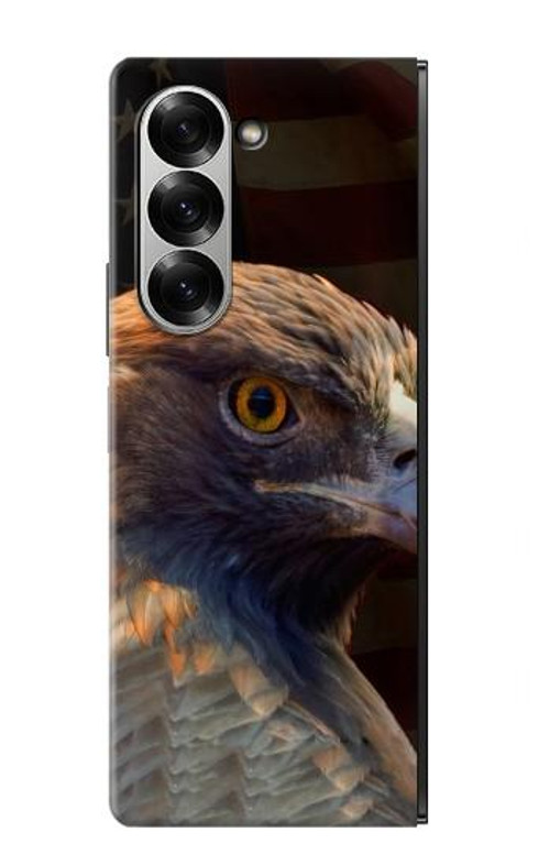 S3376 Eagle American Flag Case Cover Custodia per Samsung Galaxy Z Fold 6 S3376 Eagle American Flag Case Cover Custodia per Samsung Galaxy Z Fold 6