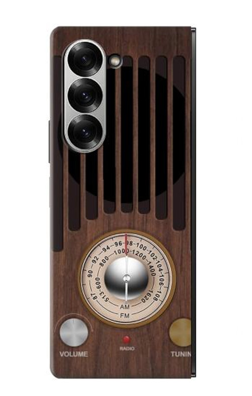 S3935 FM AM Radio Tuner Graphic Case Cover Custodia per Samsung Galaxy Z Fold 6