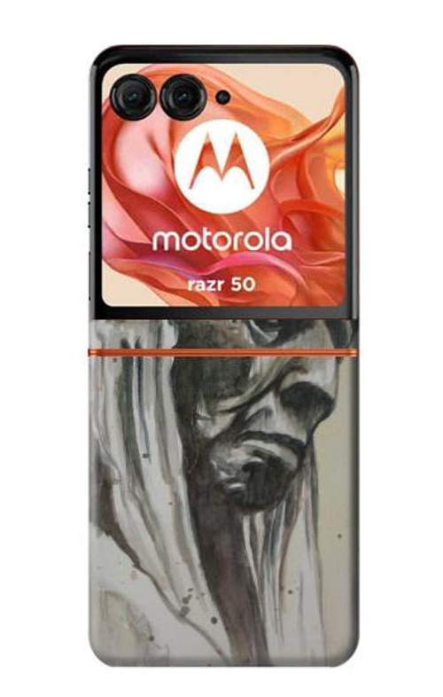 S0792 Indian Chief Case Cover Custodia per Motorola Razr 50 S0792 Indian Chief Case Cover Custodia per Motorola Razr 50
