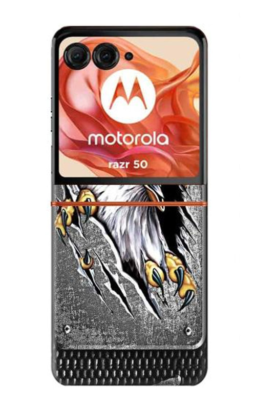 S0855 Eagle Metal Case Cover Custodia per Motorola Razr 50