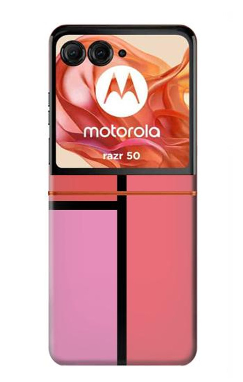 S2795 Cheek Palette Color Case Cover Custodia per Motorola Razr 50