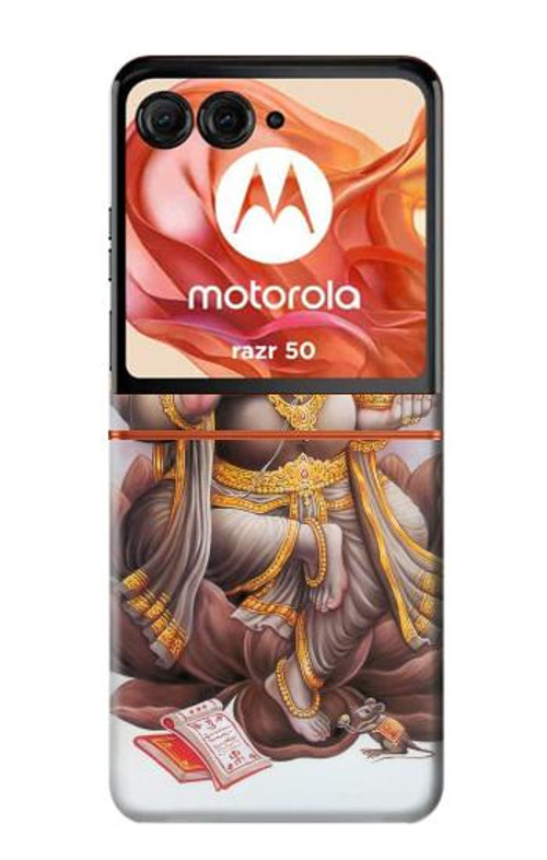 S2820 Hindu God Ganesha Ganapati Vinayaka Case Cover Custodia per Motorola Razr 50