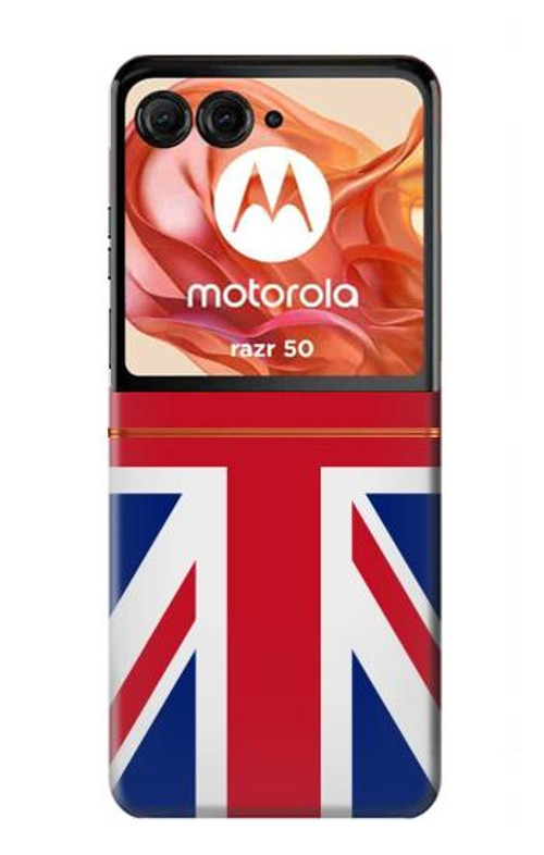 S3103 Flag of The United Kingdom Case Cover Custodia per Motorola Razr 50