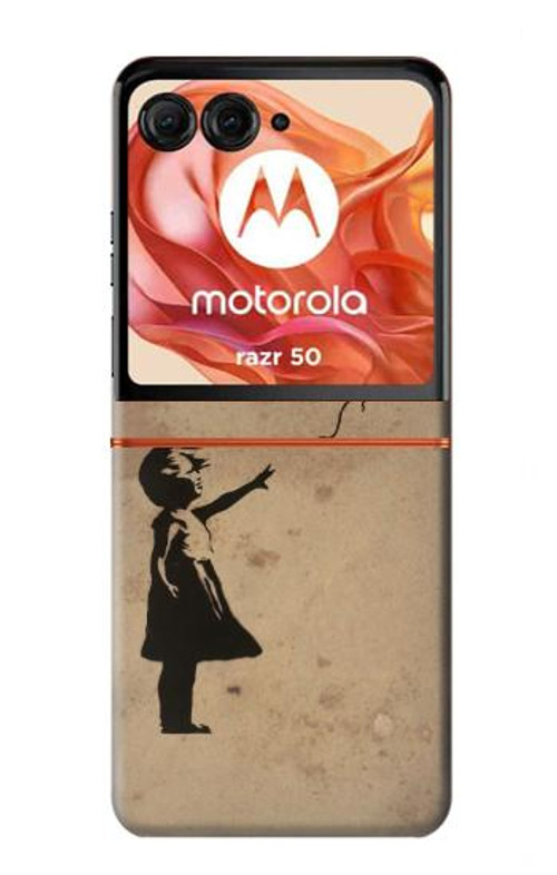 S3170 Girl Heart Out of Reach Case Cover Custodia per Motorola Razr 50