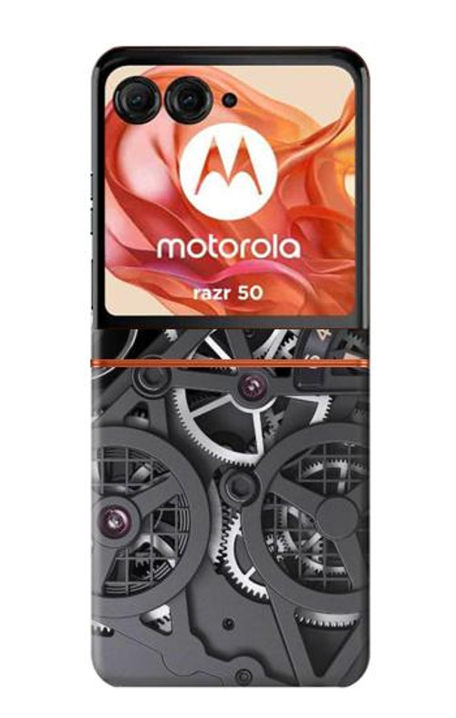 S3176 Inside Watch Black Case Cover Custodia per Motorola Razr 50 S3176 Inside Watch Black Case Cover Custodia per Motorola Razr 50