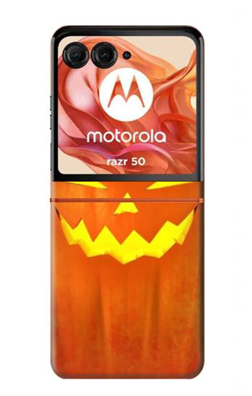 S3828 Pumpkin Halloween Case Cover Custodia per Motorola Razr 50