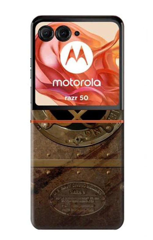 S3948 Shark Teeth Tear Mark Deep Sea Case Cover Custodia per Motorola Razr 50