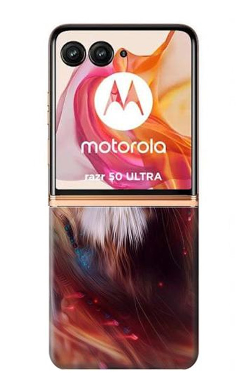 S0691 Leo Paint Case Cover Custodia per Motorola Razr 50 Ultra