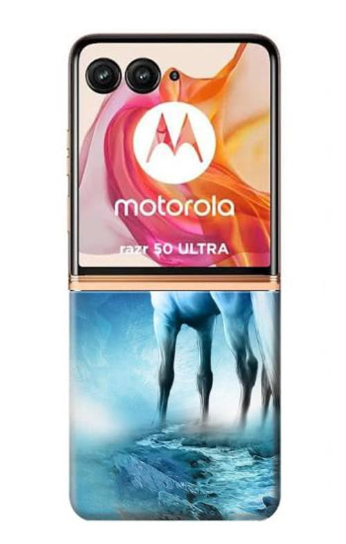 S1130 Unicorn Horse Case Cover Custodia per Motorola Razr 50 Ultra