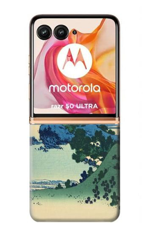 S2075 Katsushika Hokusai The Inume Pass in Kai Case Cover Custodia per Motorola Razr 50 Ultra