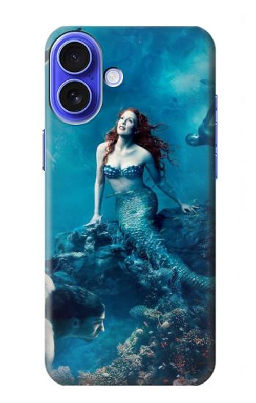S0899 Mermaid Case Cover Custodia per iPhone 16 S0899 Mermaid Case Cover Custodia per iPhone 16