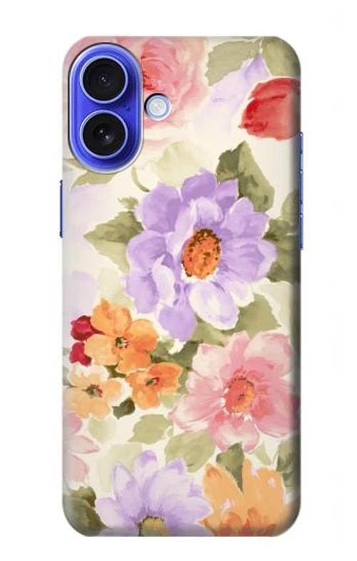 S3035 Sweet Flower Painting Case Cover Custodia per iPhone 16