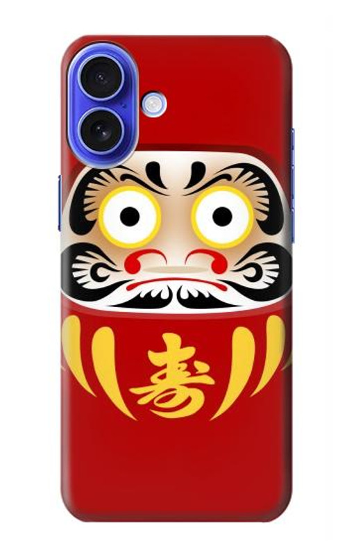 S3045 Japan Good Luck Daruma Doll Case Cover Custodia per iPhone 16