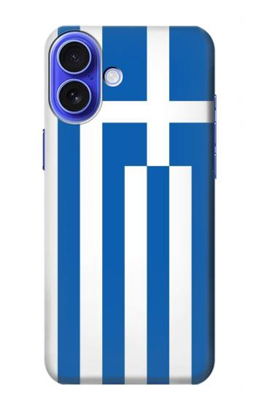 S3102 Flag of Greece Case Cover Custodia per iPhone 16