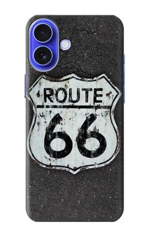 S3207 Route 66 Sign Case Cover Custodia per iPhone 16