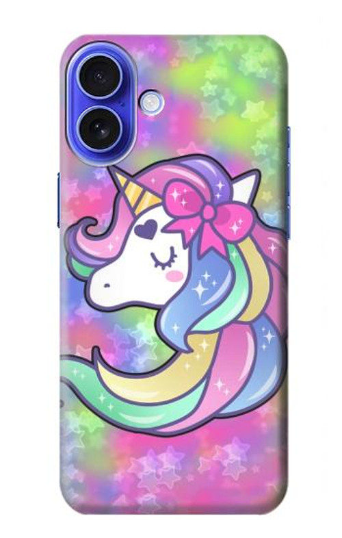 S3264 Pastel Unicorn Case Cover Custodia per iPhone 16