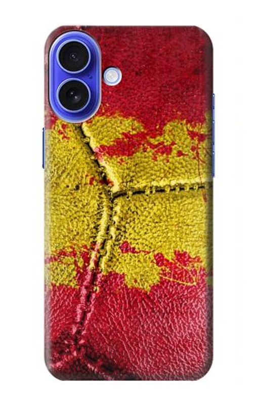 S3315 Spain Flag Vintage Football Graphic Case Cover Custodia per iPhone 16
