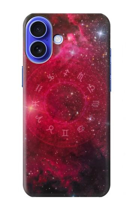 S3368 Zodiac Red Galaxy Case Cover Custodia per iPhone 16