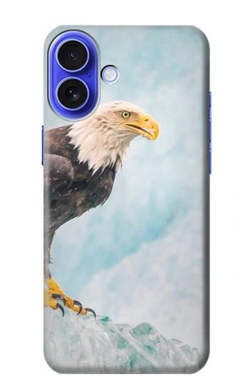 S3843 Bald Eagle On Ice Case Cover Custodia per iPhone 16