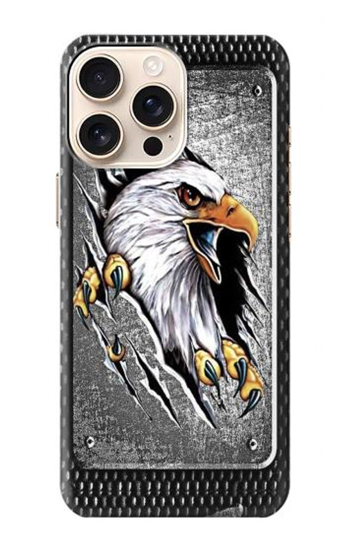 S0855 Eagle Metal Case Cover Custodia per iPhone 16 pro