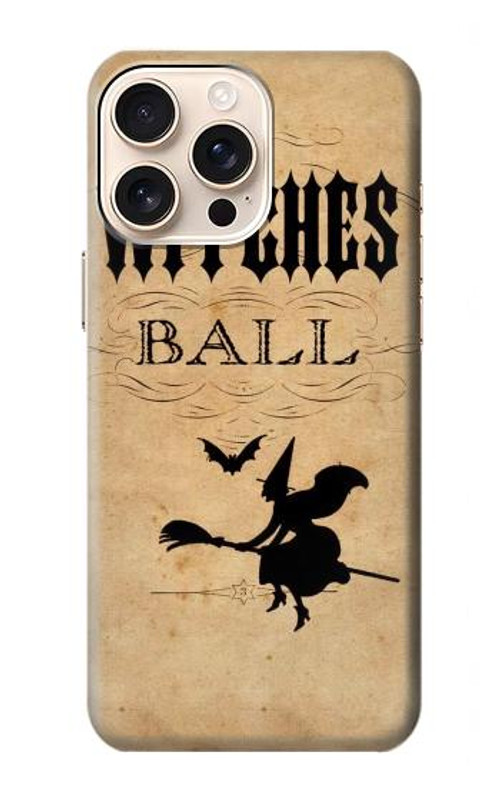 S2648 Vintage Halloween The Witches Ball Case Cover Custodia per iPhone 16 pro