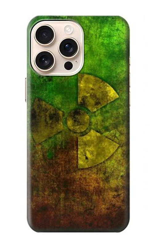 S3202 Radioactive Nuclear Hazard Symbol Case Cover Custodia per iPhone 16 pro