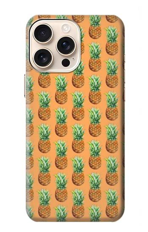 S3258 Pineapple Pattern Case Cover Custodia per iPhone 16 pro