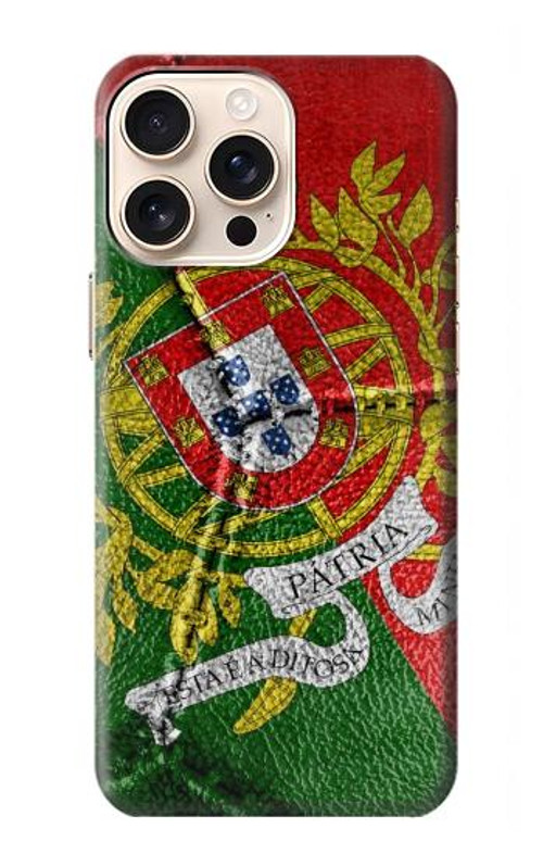 S3300 Portugal Flag Vintage Football Graphic Case Cover Custodia per iPhone 16 pro