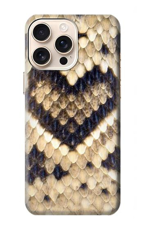 S3417 Diamond Rattle Snake Graphic Print Case Cover Custodia per iPhone 16 pro