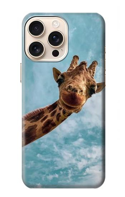 S3680 Cute Smile Giraffe Case Cover Custodia per iPhone 16 pro