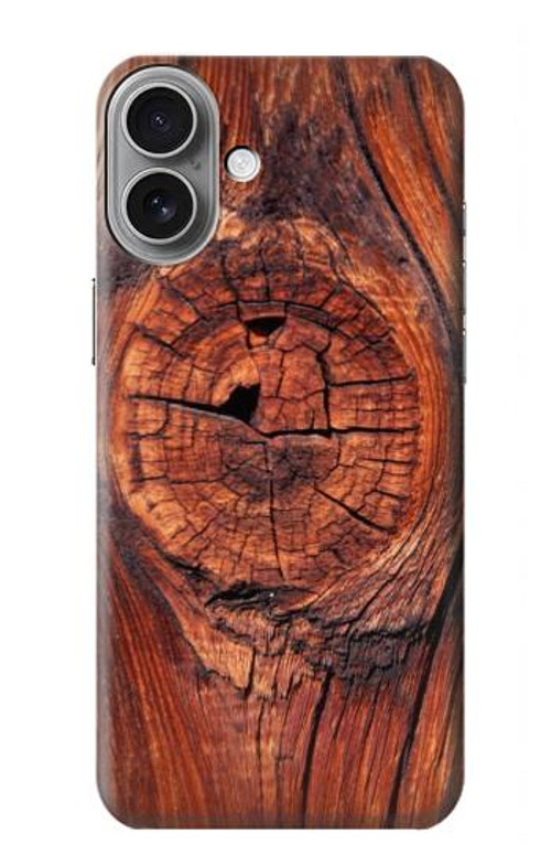S0603 Wood Graphic Printed Case Cover Custodia per iPhone 16 plus