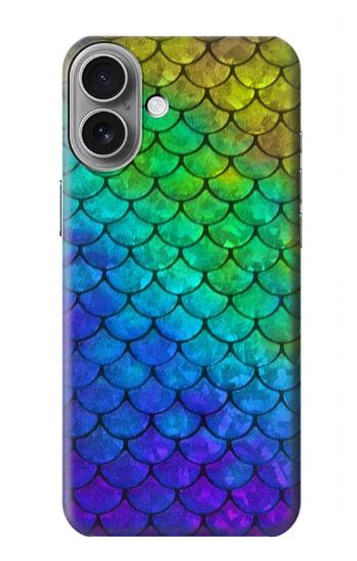 S2930 Mermaid Fish Scale Case Cover Custodia per iPhone 16 plus
