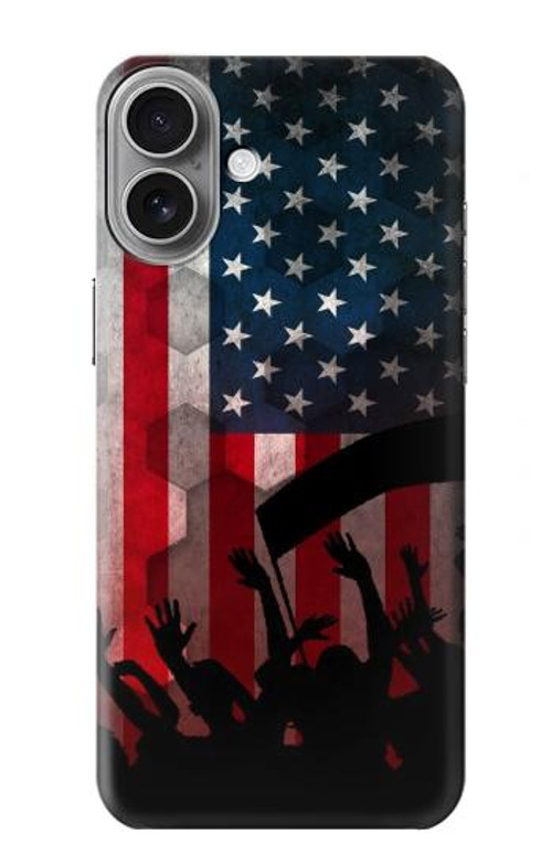 S2989 USA America Soccer Case Cover Custodia per iPhone 16 plus