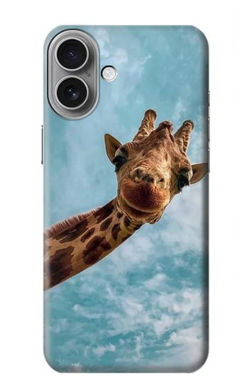 S3680 Cute Smile Giraffe Case Cover Custodia per iPhone 16 plus