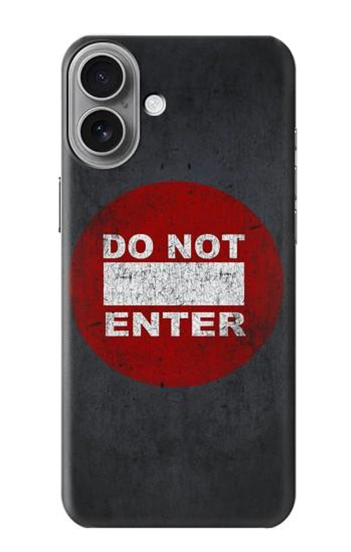 S3683 Do Not Enter Case Cover Custodia per iPhone 16 plus
