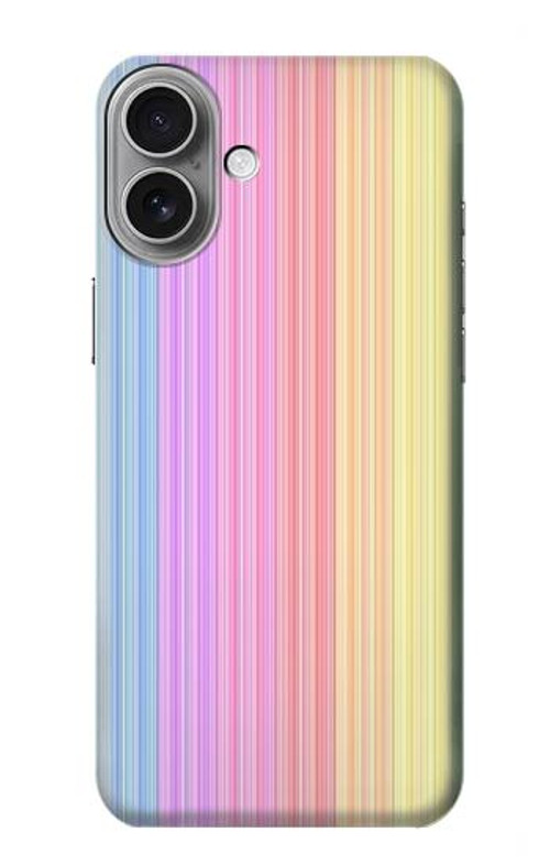 S3849 Colorful Vertical Colors Case Cover Custodia per iPhone 16 plus