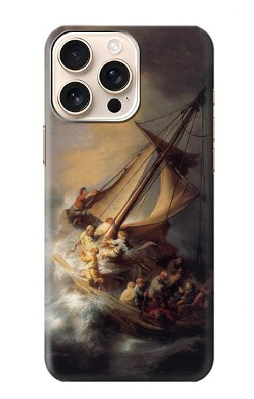 S1091 Rembrandt Christ in The Storm Case Cover Custodia per iPhone 16 pro max S1091 Rembrandt Christ in The Storm Case Cover Custodia per iPhone 16 pro max