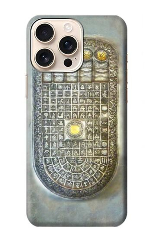 S1484 Buddha Footprint Case Cover Custodia per iPhone 16 pro max