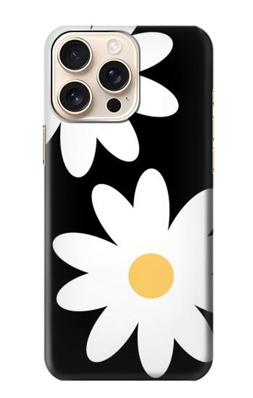 S2315 Daisy White Flowers Case Cover Custodia per iPhone 16 pro max