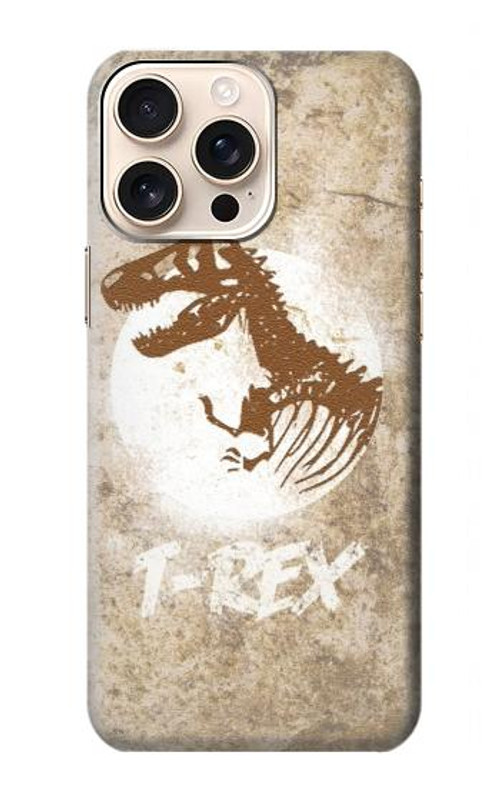 S2372 T-Rex Jurassic Fossil Case Cover Custodia per iPhone 16 pro max
