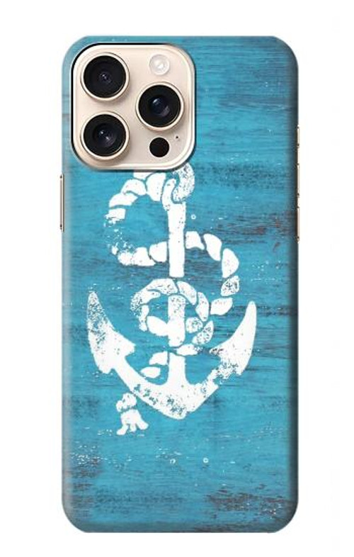 S3053 Marine Anchor Blue Case Cover Custodia per iPhone 16 pro max