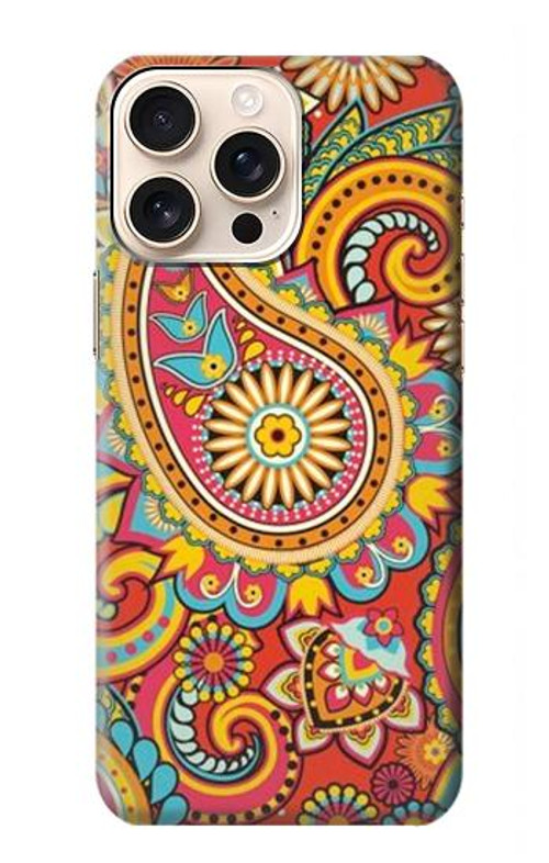 S3402 Floral Paisley Pattern Seamless Case Cover Custodia per iPhone 16 pro max