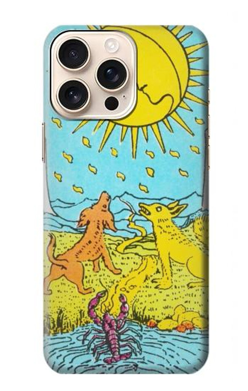 S3435 Tarot Card Moon Case Cover Custodia per iPhone 16 pro max