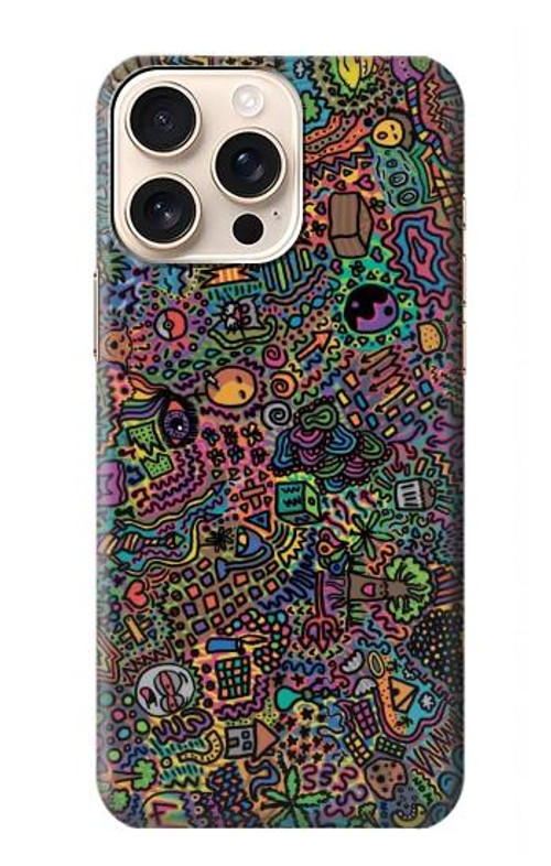 S3815 Psychedelic Art Case Cover Custodia per iPhone 16 pro max