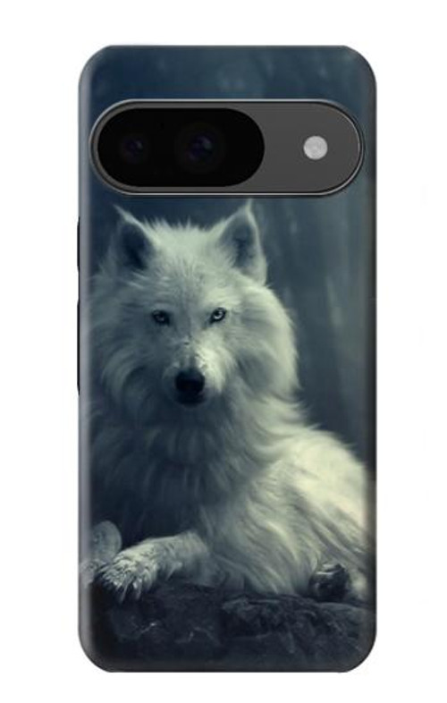S1516 White Wolf Case Cover Custodia per Google Pixel 9