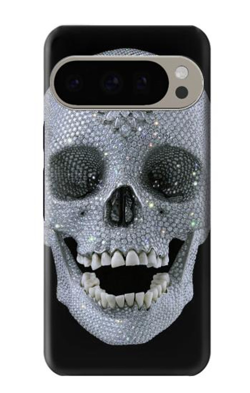 S1286 Diamond Skull Case Cover Custodia per Google Pixel 9 Pro