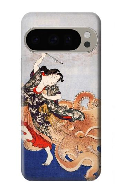 S2496 Japan Art Utagawa Kuniyoshi Tamatori Case Cover Custodia per Google Pixel 9 Pro S2496 Japan Art Utagawa Kuniyoshi Tamatori Case Cover Custodia per Google Pixel 9 Pro