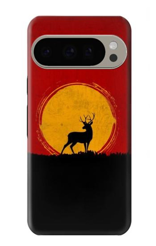 S3513 Deer Sunset Case Cover Custodia per Google Pixel 9 Pro